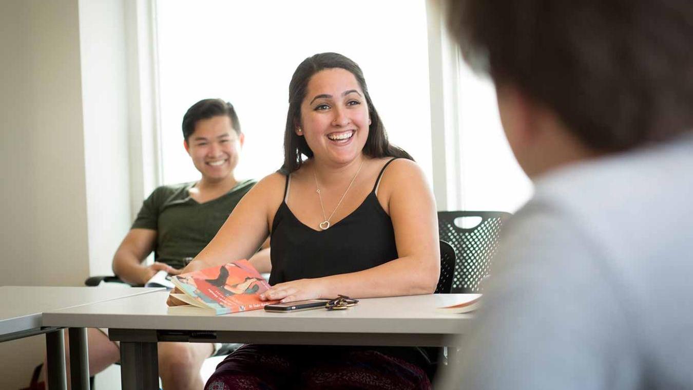Students in a Romance STudies class